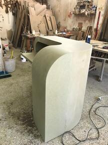 Fabricacion de mueble curvo - Rafael Moreno